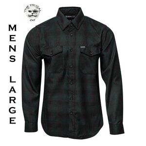 DIXXON FLANNEL - BLACK FOREST Flannel Shirt - Men's Large